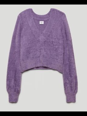 Aritzia Sunday Best Kitten V-Neck Sweater